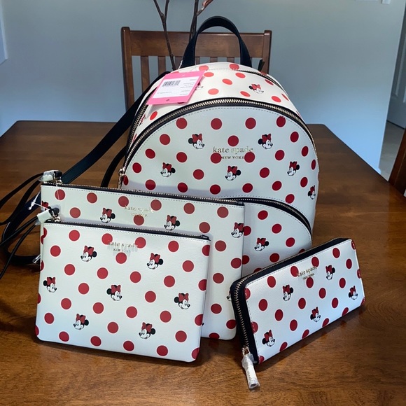 Kate spade Disney Minnie Mouse love my dots set